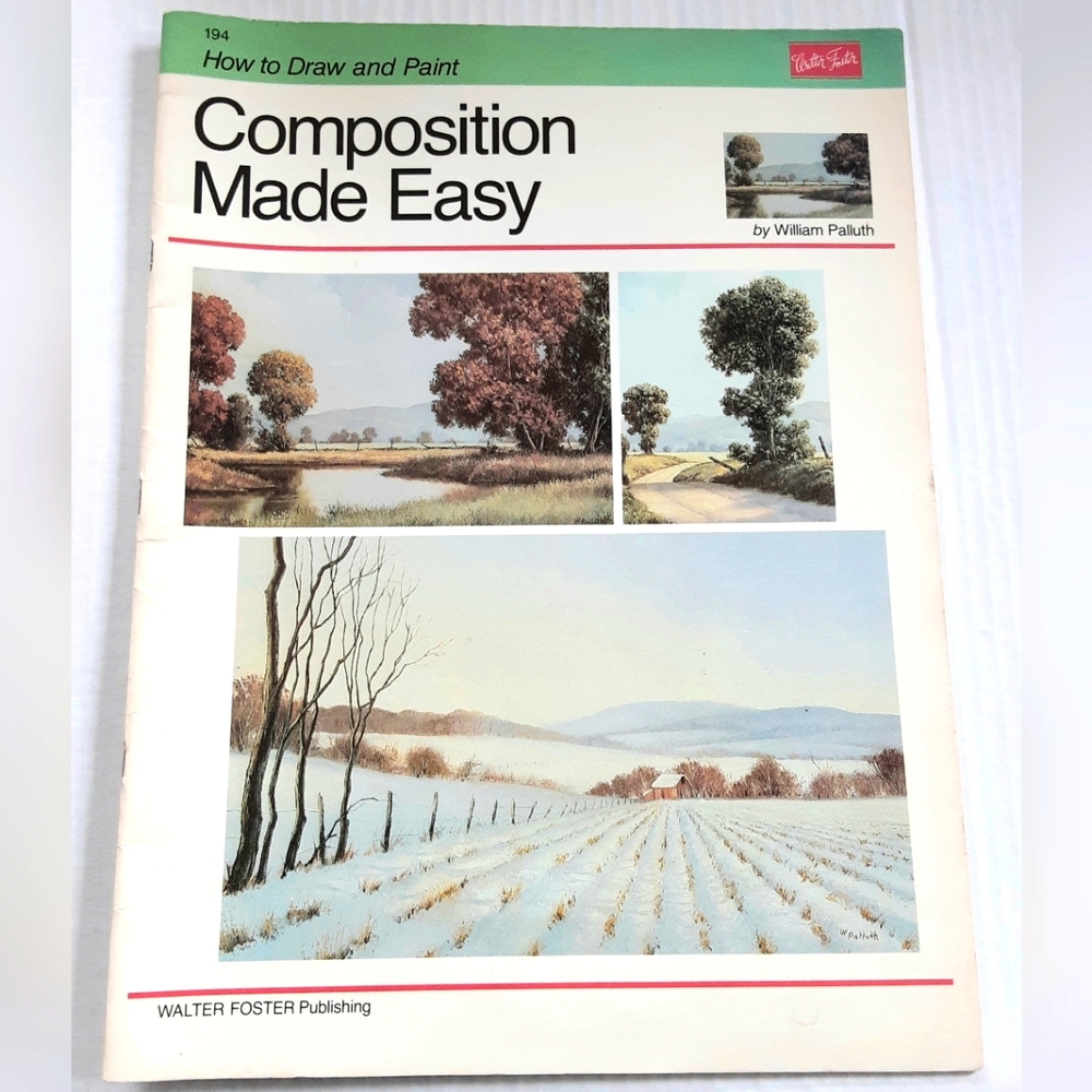 Composition Made Easy How to Draw and Paint Art Instruction 1989 Vintage